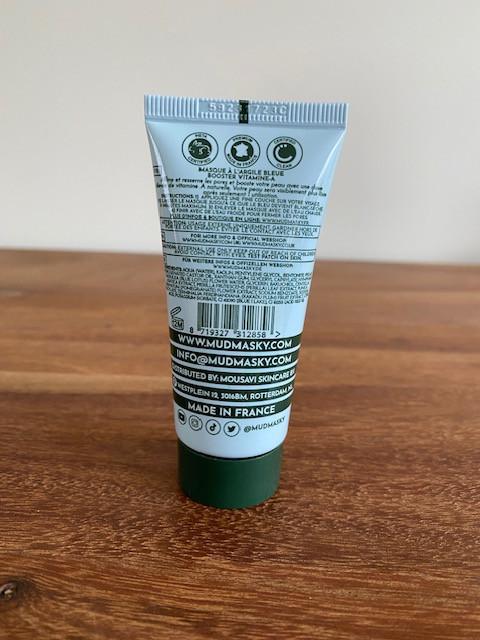 Nieuw | Mudmasky | Vitamin A booster blue clay mask