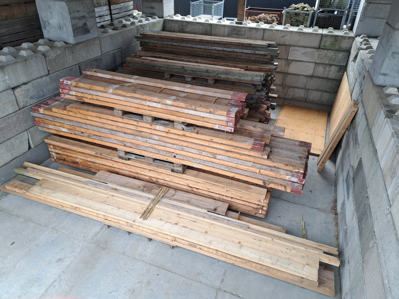 Houten balken/planken