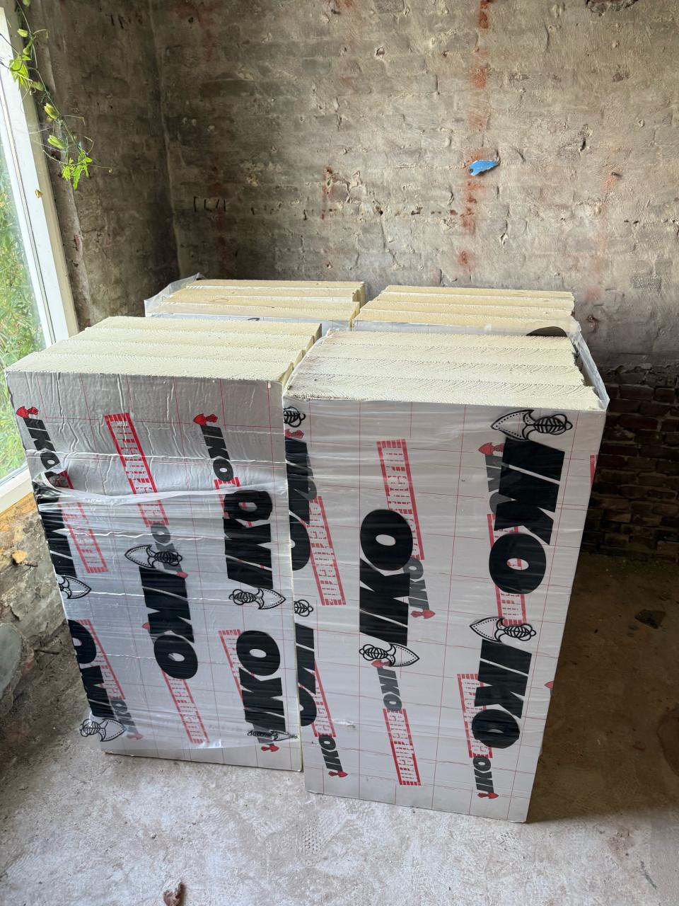 16x IKO Enertherm alu Isolatieplaten 120mm 1200x600mm