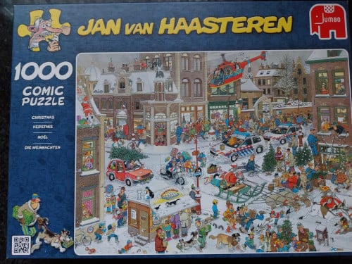 Dat is leuk!!  van Haasteren 1000 stukjes "Kerstmis" Nieuw in de verpakking