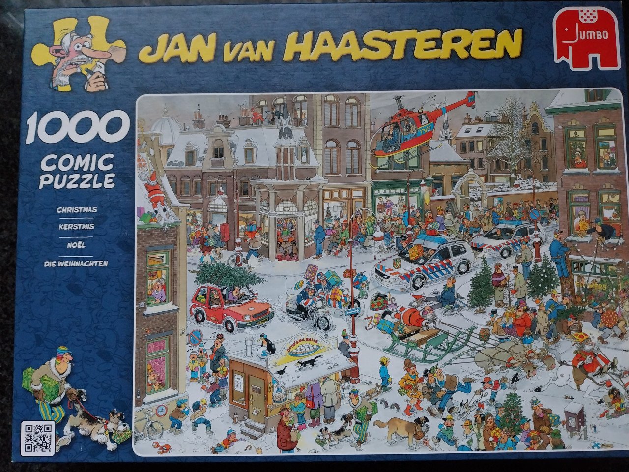 Dat is leuk!!  van Haasteren 1000 stukjes "Kerstmis" Nieuw in de verpakking