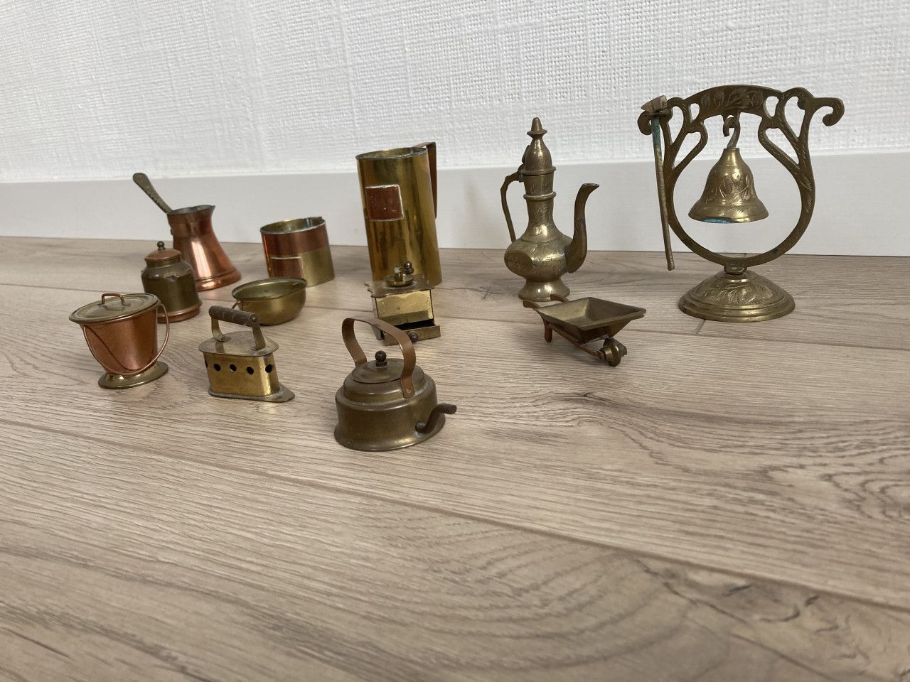 Vintage Verzameling koper en brons
