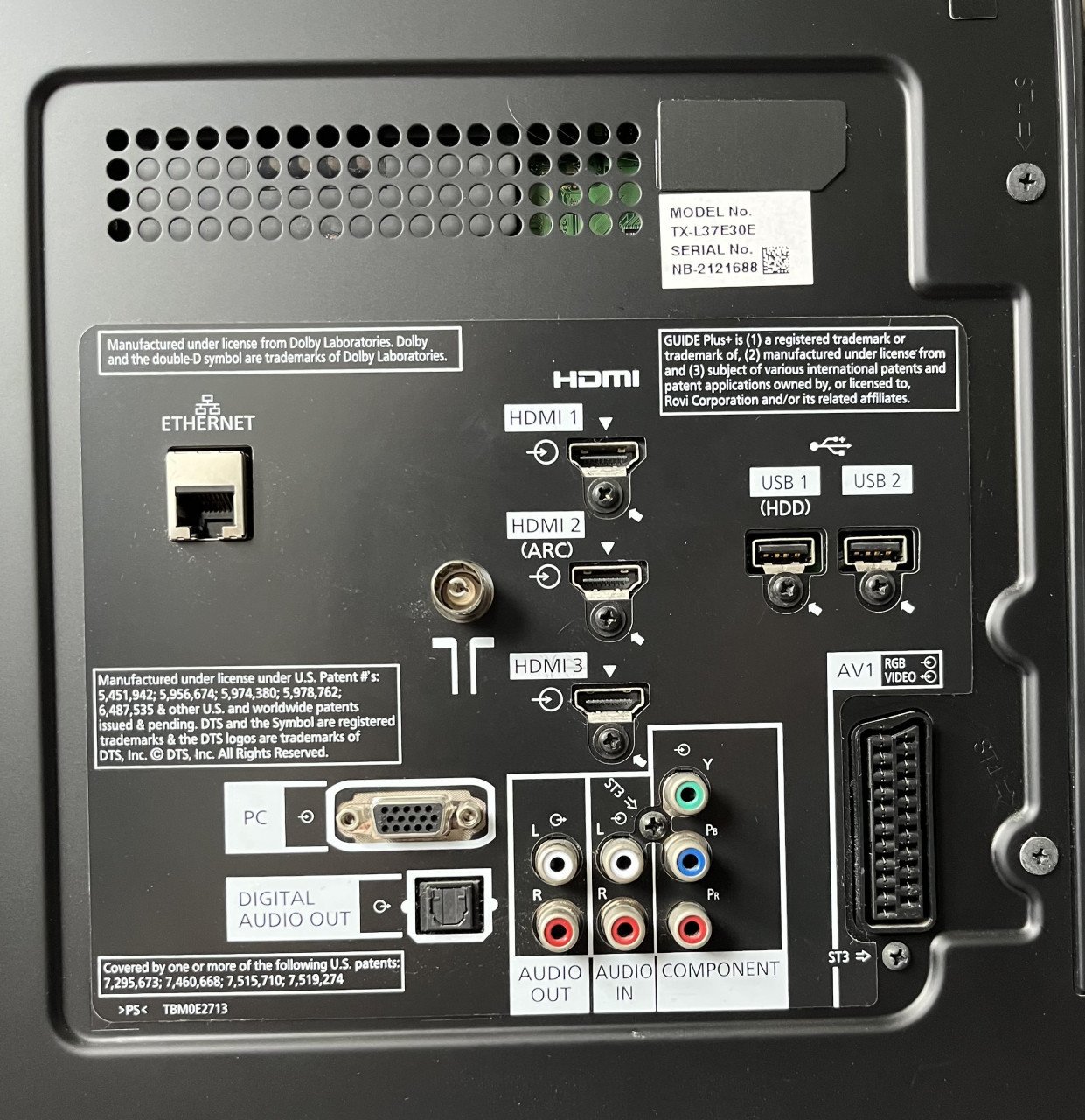 Panasonic viera lcd tv