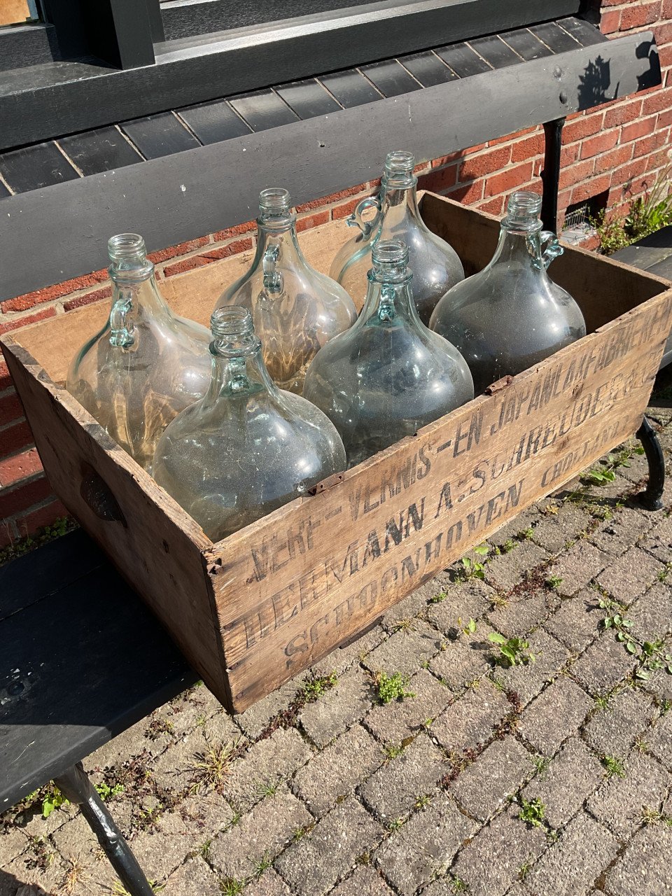 Brocante flessen 5 liter