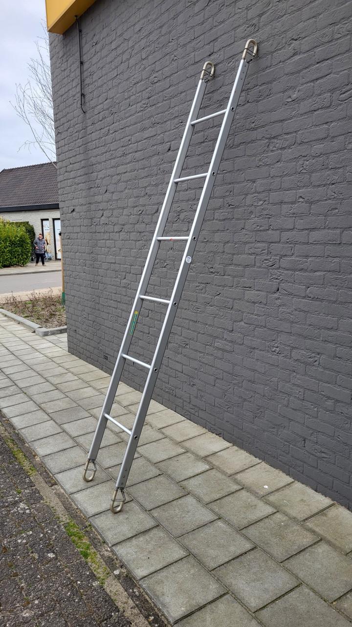 Aluminium rechte ladder 2,80 meter