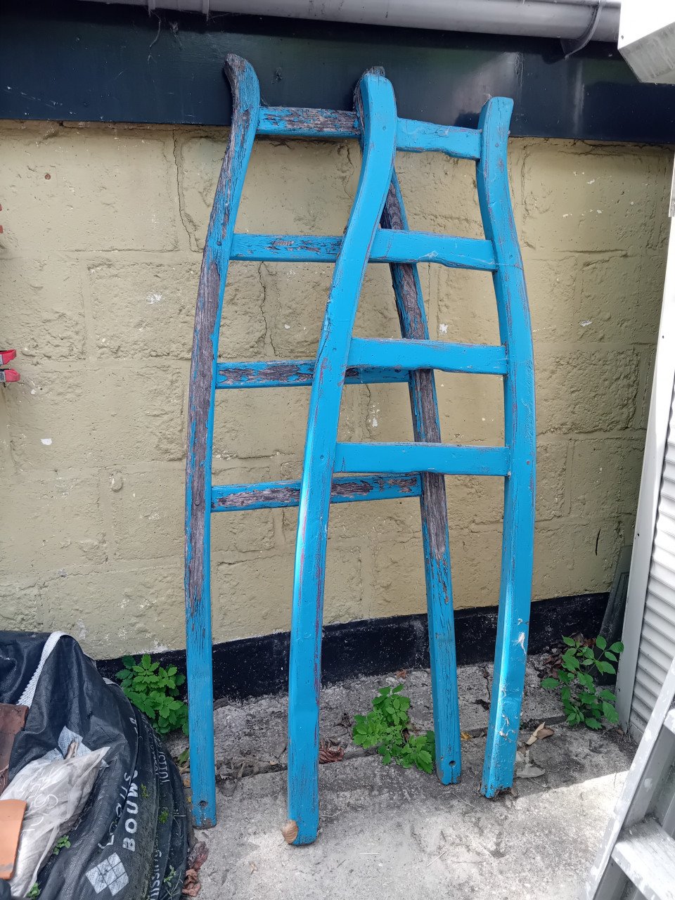 Ouderwetse menladders