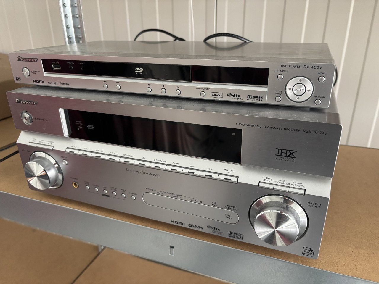 Pioneer VSX-1017AV + DV-400V