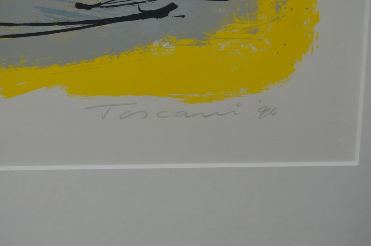 Grote zeefdruk Bep Toscani 1990 genummerd/gesigneerd (1)