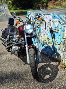 Honda Shadow VT-1100 met 13.000 mil op de teller bj 1987