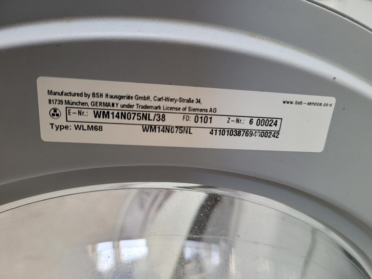 Siemens IQ300 wasmachine 8kg 2021