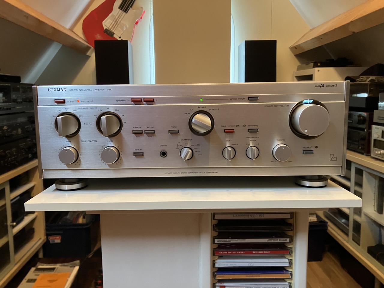 Luxman L-510 vintage top vintage versterker MM/MC 2x112W service+garantie