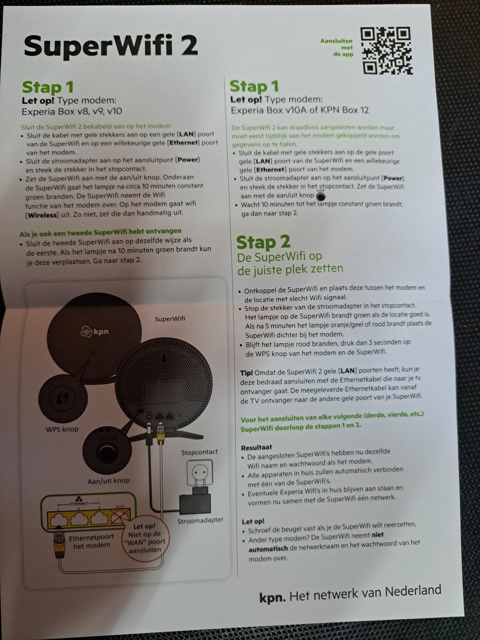 KPN Super Wifi 2 versterker