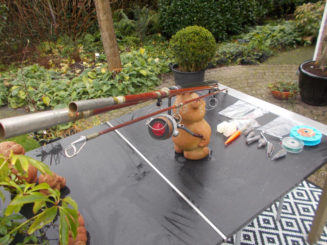 Complete strandhengelset in goede staat