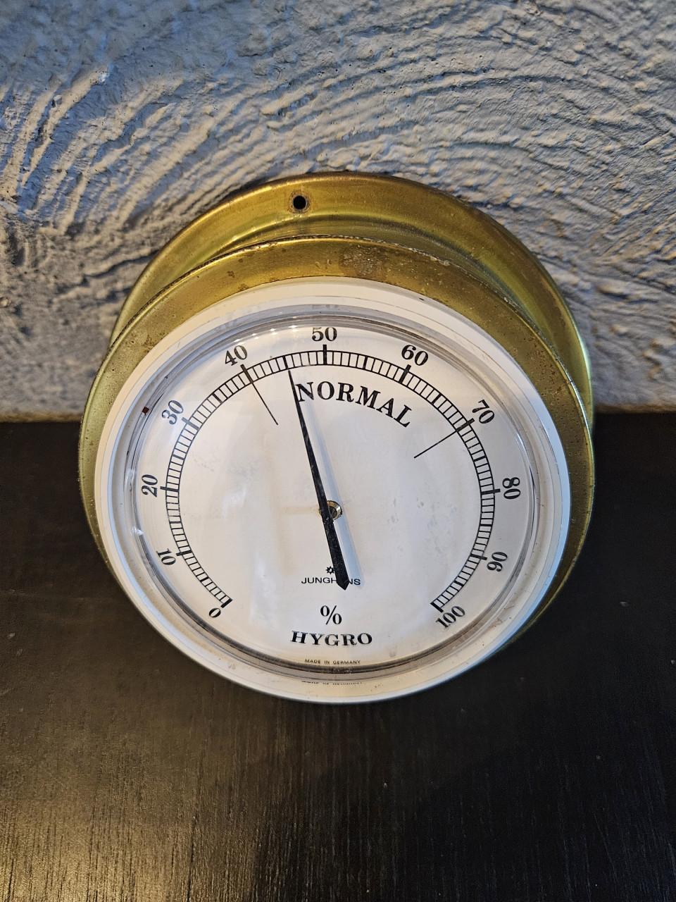 Junghans maritiem Hygrometer - Vintage Messinstrument
