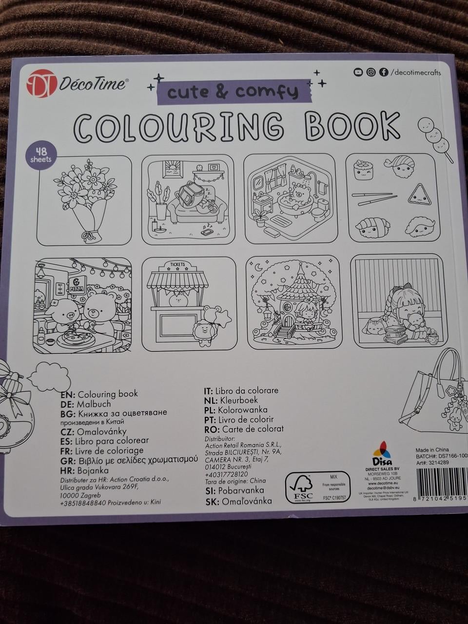 Cozy coloringbook