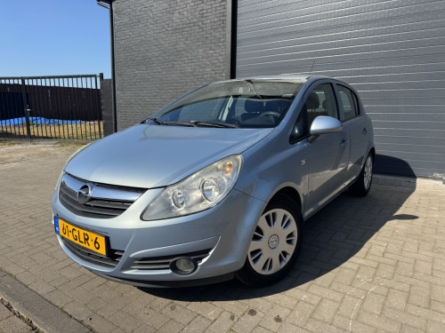 Opel Corsa 1.4 16V 66KW 5Drs 2008 Blauw Airco Apk Cruise Nap