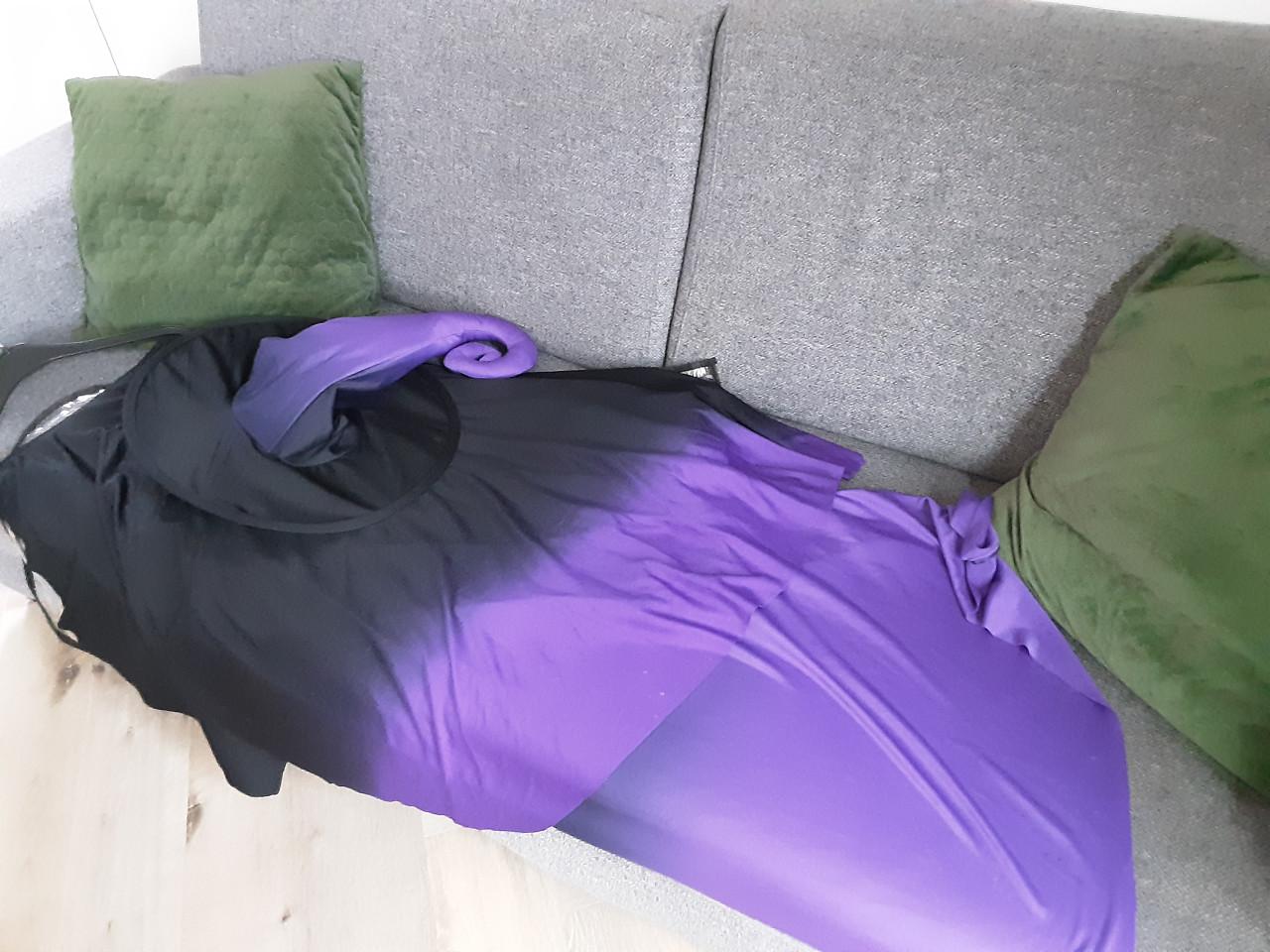 Heksen outfit  jurk cape en hoed nieuw in verpakking  mt 36-38