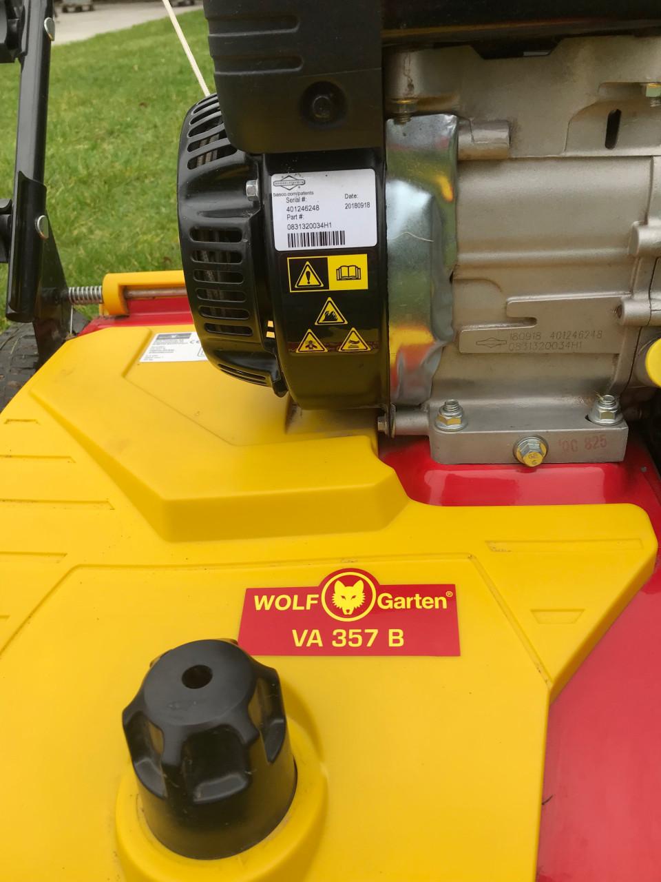 Wolfgarten verticuteer benzine