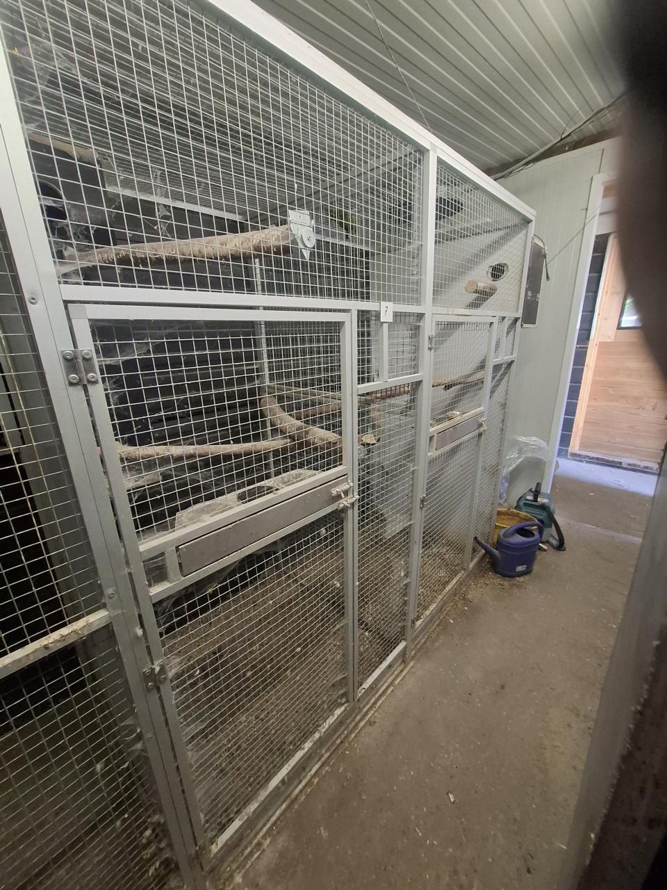 3 delige aluminium voliers