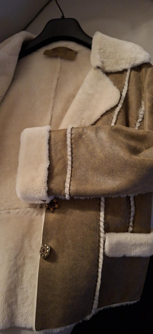 Stijlvolle shearling jas - warm, chic & uniek