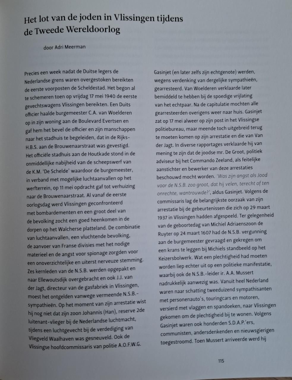 Joods Vlissingen, Een roerige en bewogen geschiedenis, Cees Steutel e.a.