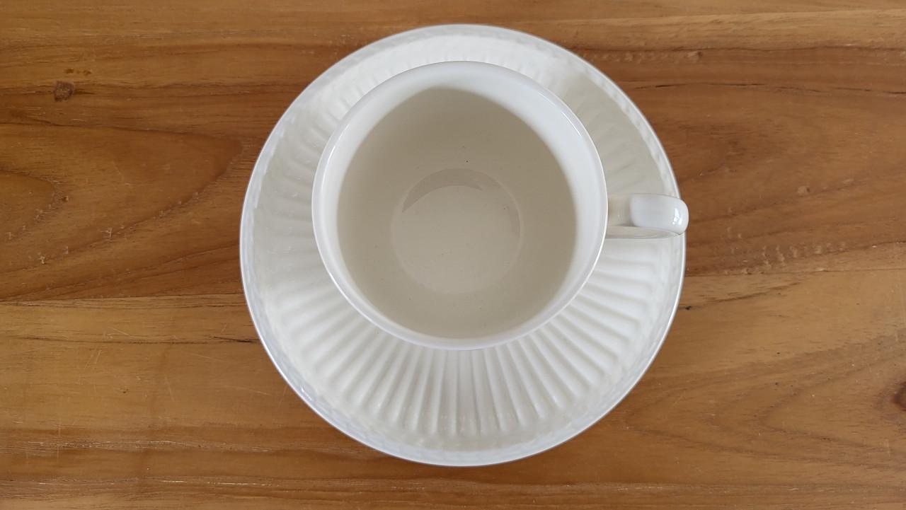 Wedgwood Briar Rose espresso kop en schotel
