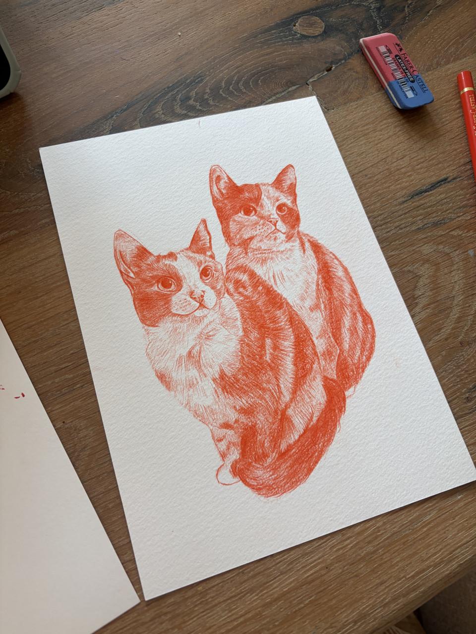 Huisdierportretten | op maat gemaakt portret voor hond, kat, of knaagdier
