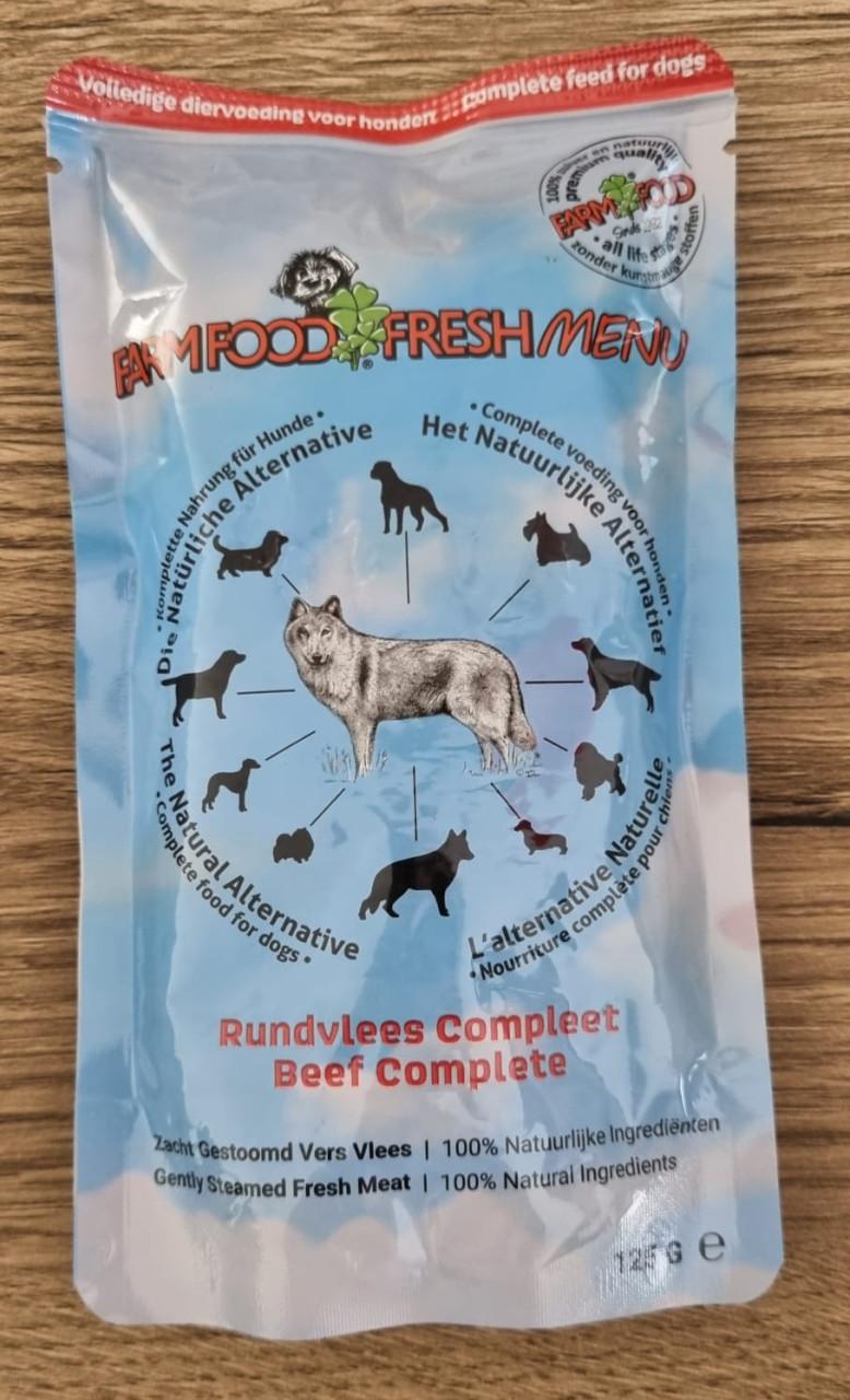 Hondenvoer farmfood fresh menu