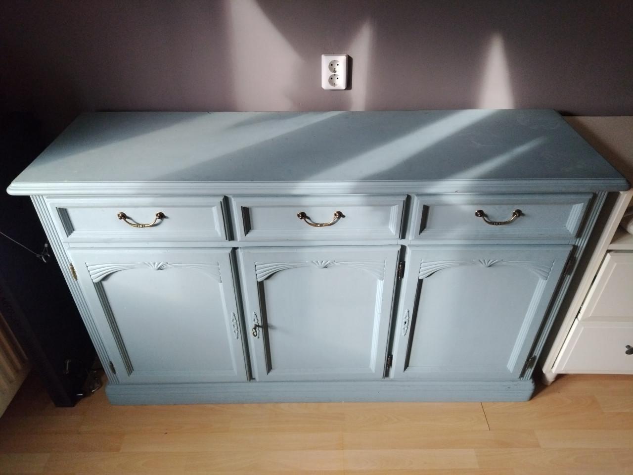 Gratis af te halen: Blauw dressoir/ kast