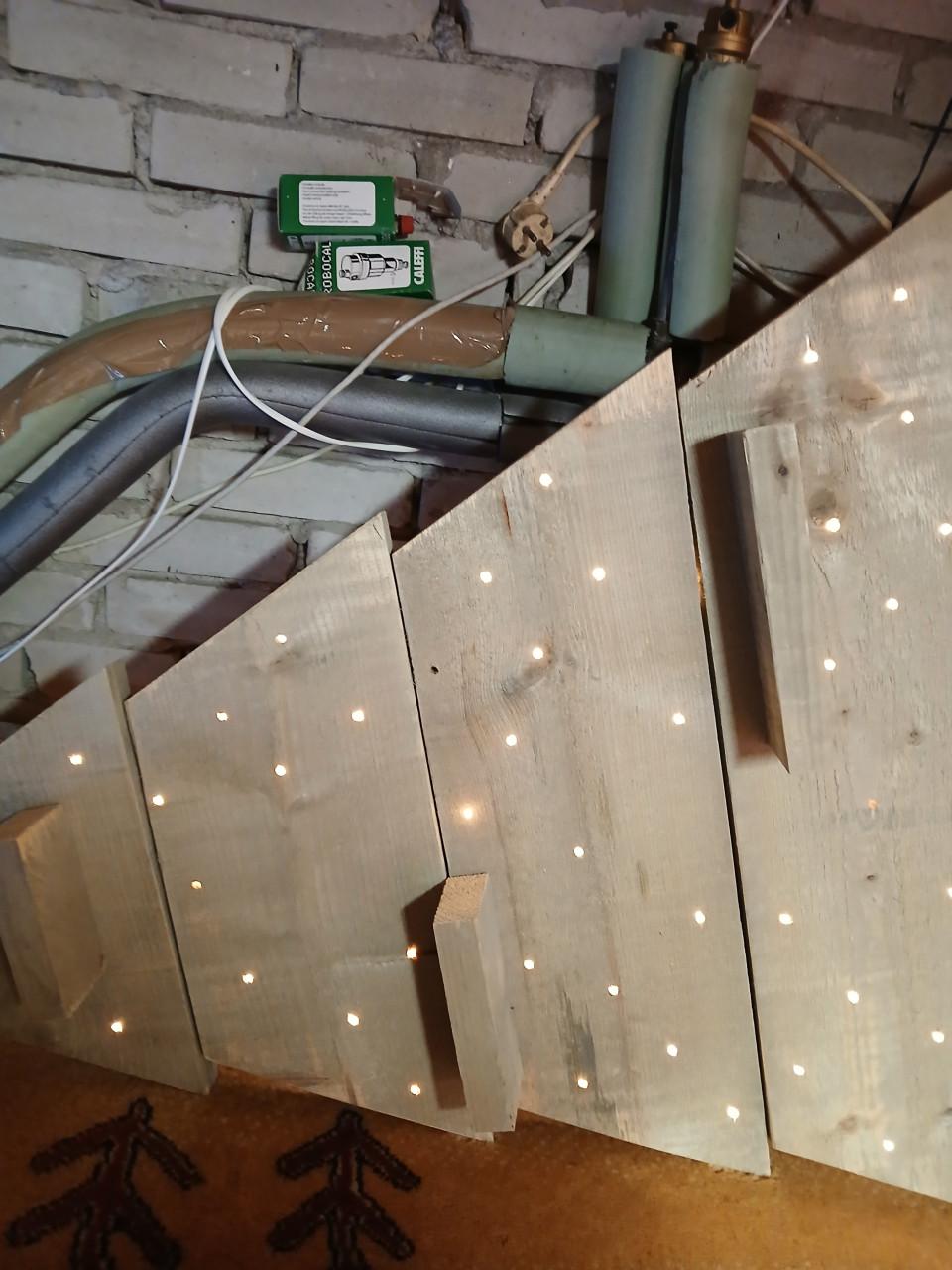 Kerstboom steigerhout