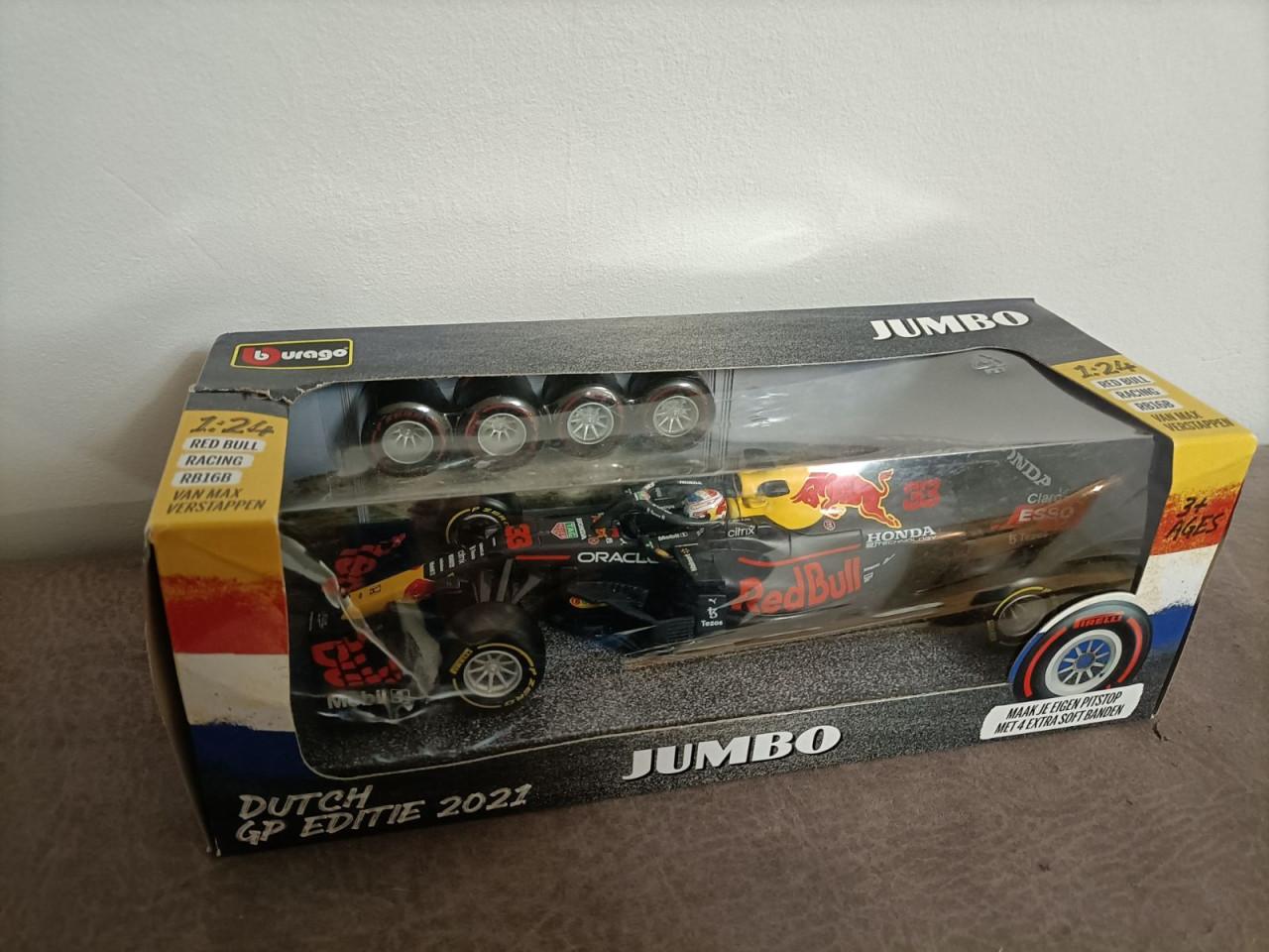 4x Max Verstappen Jumbo Formule 1 Modelauto (4 edities)