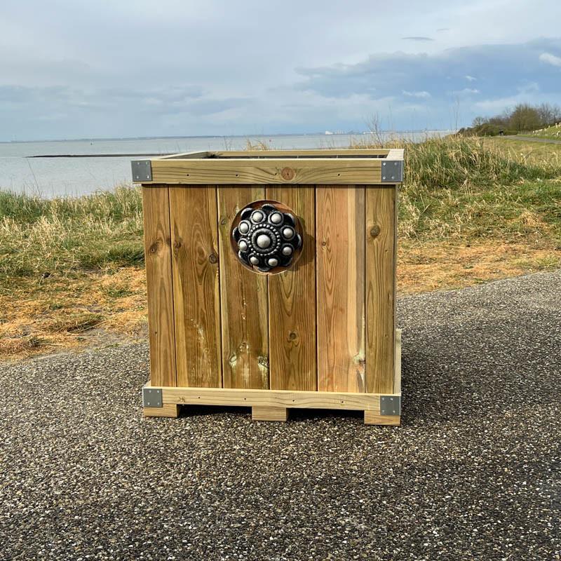 Zeeuwse knop bloembakken projecten ter inspiraties L85 x B85 x H75