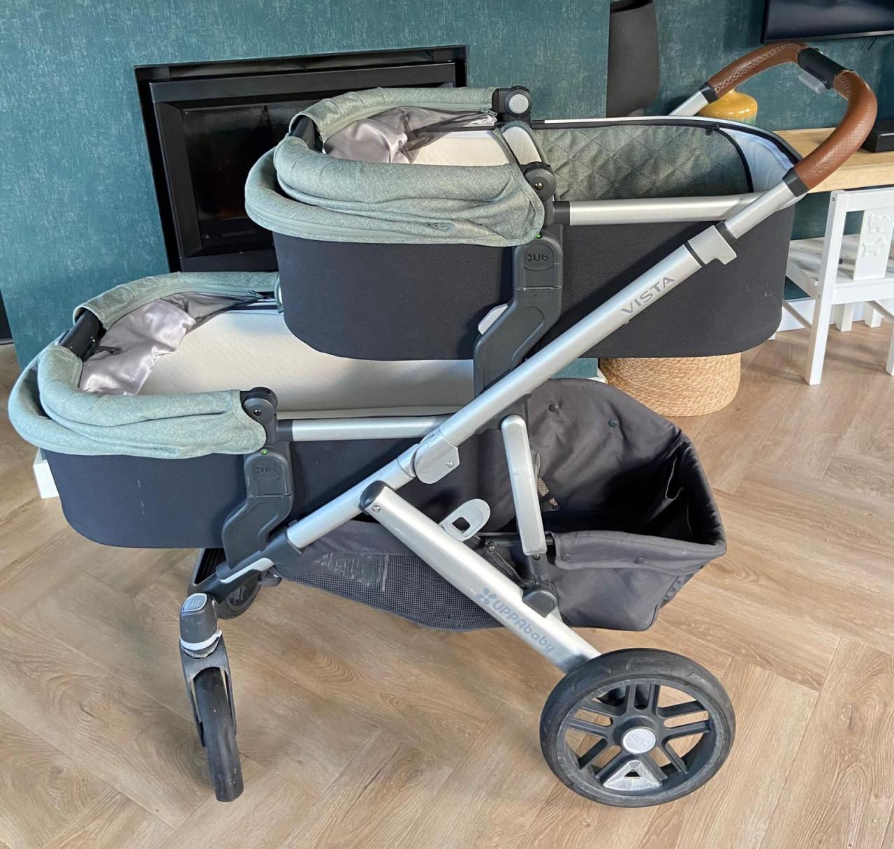 Tweelingwagen UPPA VISTA compleet