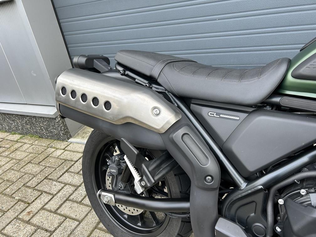 Honda CL500, in nieuwstaat zijne retro-style uit 2024 met 12dkm €5750,-