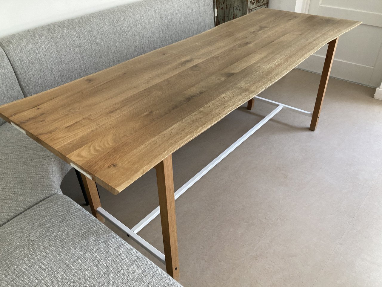 Eettafel licht eiken