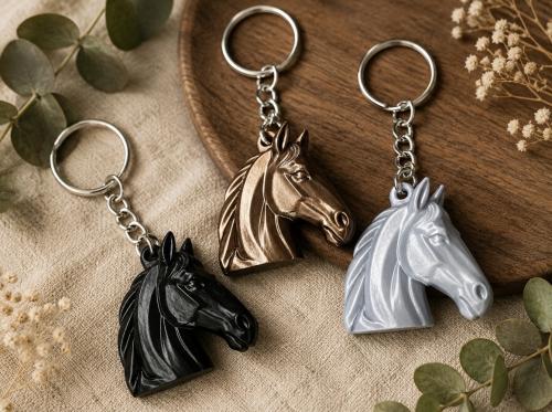 Paardenhoofd sleutelhanger