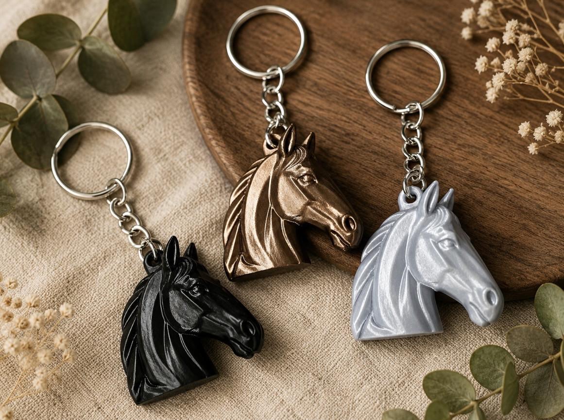 Paardenhoofd sleutelhanger