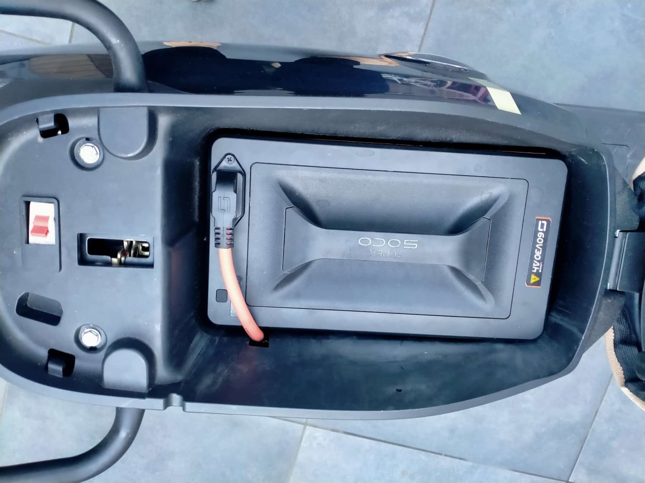 Elektronische scooter super soco