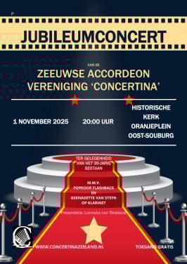Jubileum-concert Zeeuwse Accordeon Vereniging "Concertina"
