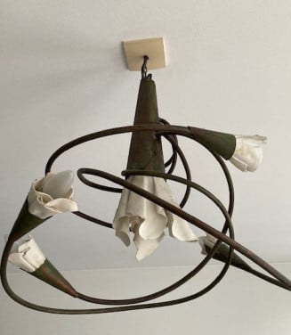 Hanglamp (koper + keramiek)