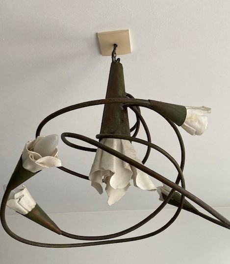 Hanglamp (koper + keramiek)
