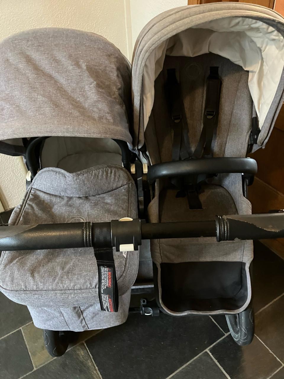 Bugaboo Donkey2 Duo kinderwagen + stepje