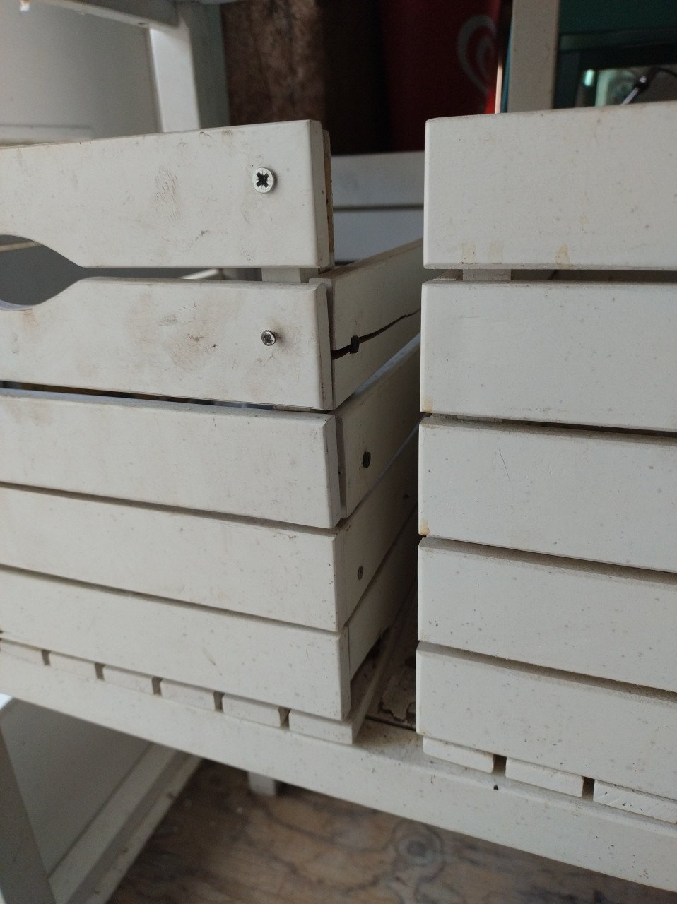 Werkbankje, hoge tafel, oppottafel