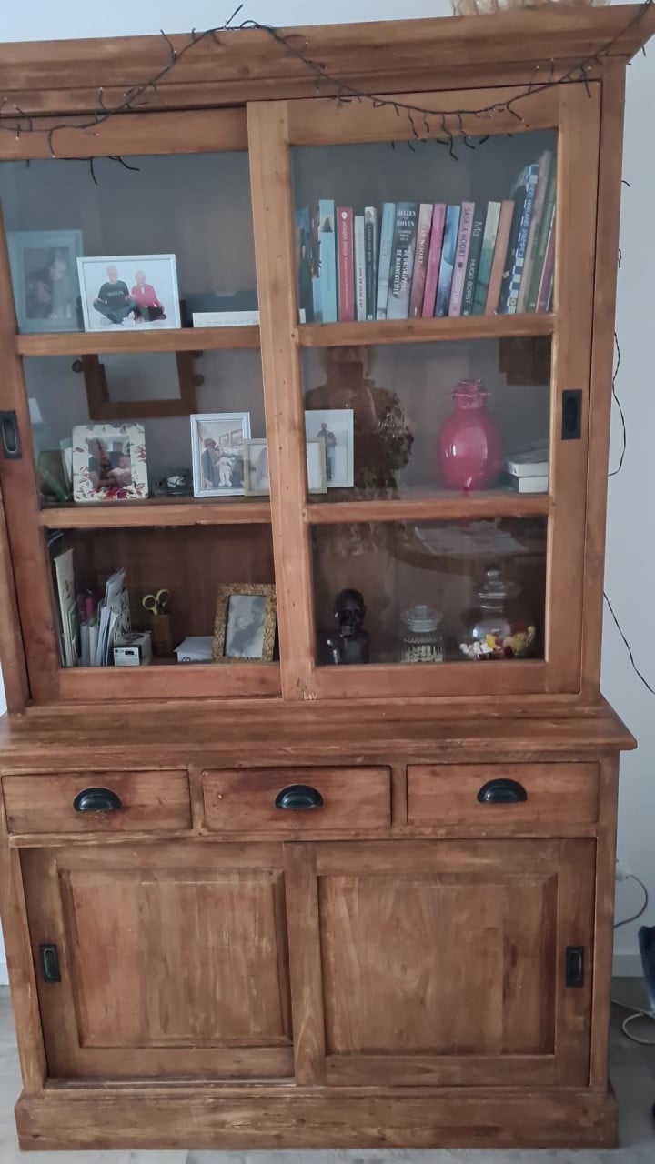 Teak houten kast