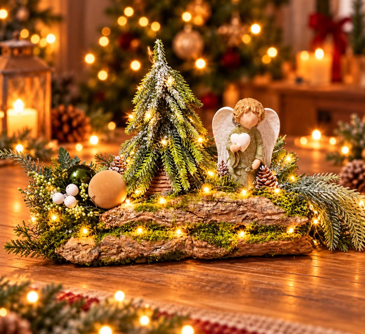 Diverse kerststukjes