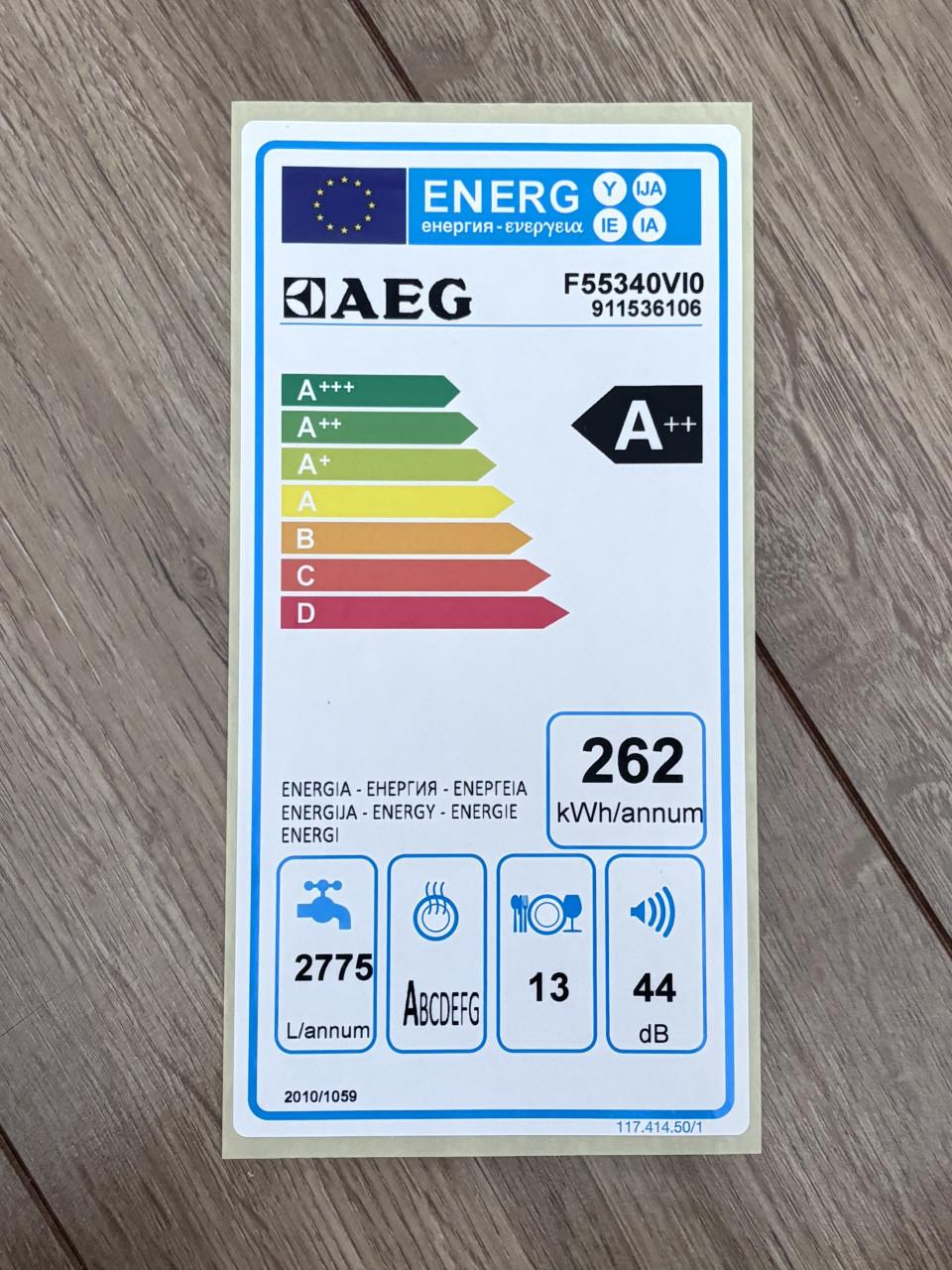 AEG vaatwasser
