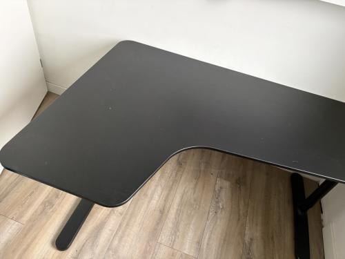 IKEA bekant hoekbureau 160/110 zwart