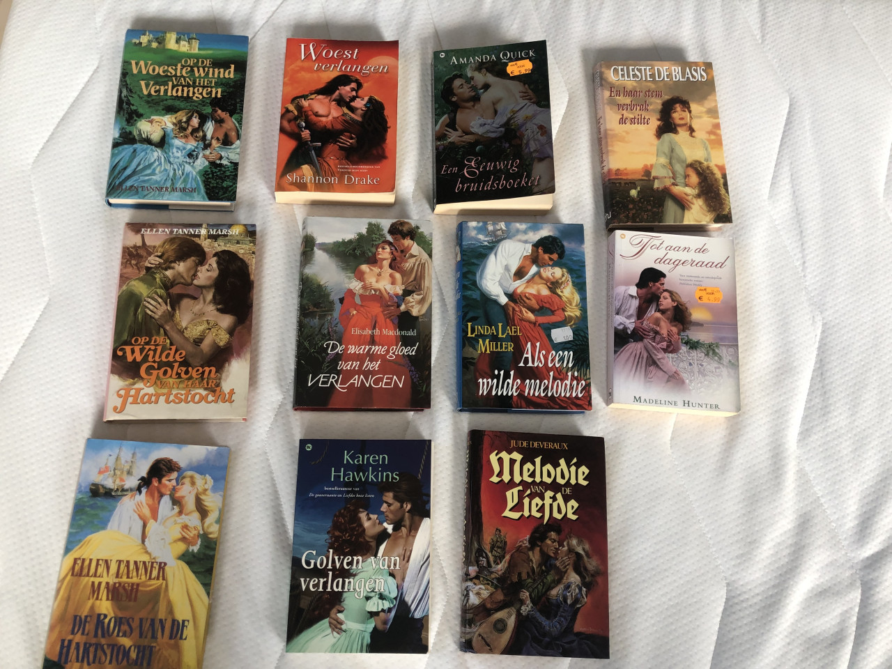 11 x Historische romans (oa Jude Devereaux, Shannon Drake)