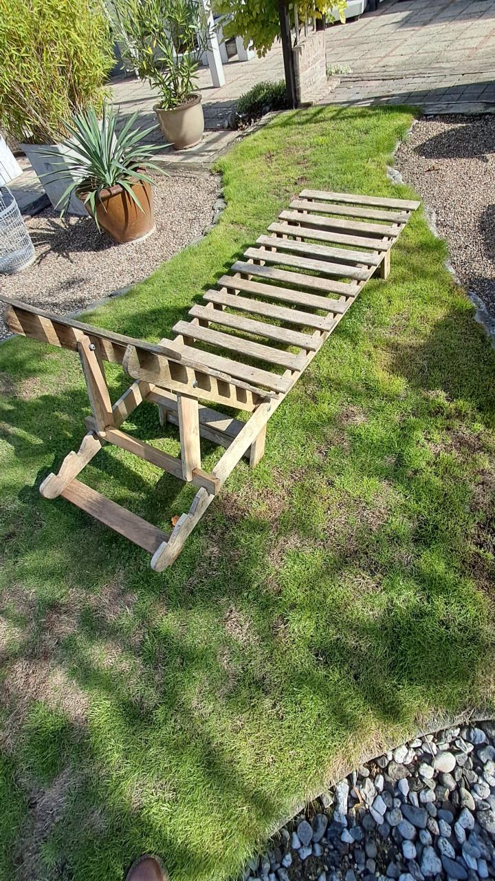 Tuinbank, verstelbaar.