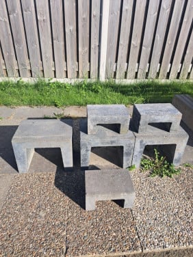Betonblokken U element